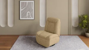 Nurest Manual 1-Seater Fabric Rocking and Revolving Recliner
