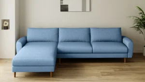 Beaver 3-Seater XL Fabric Chaise Lounge Sofa