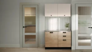 Modular Kitchen Add-On Set with Countertop, Cabinets and Pull-out Drawers